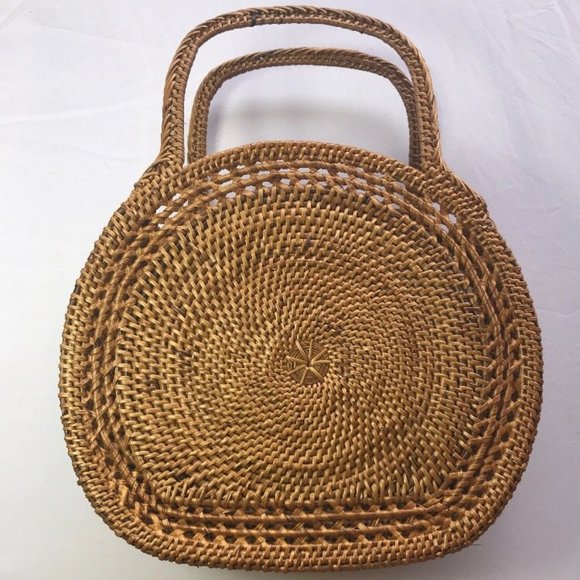 Ellen and James Tan Basket Bag - Picture 3 of 4